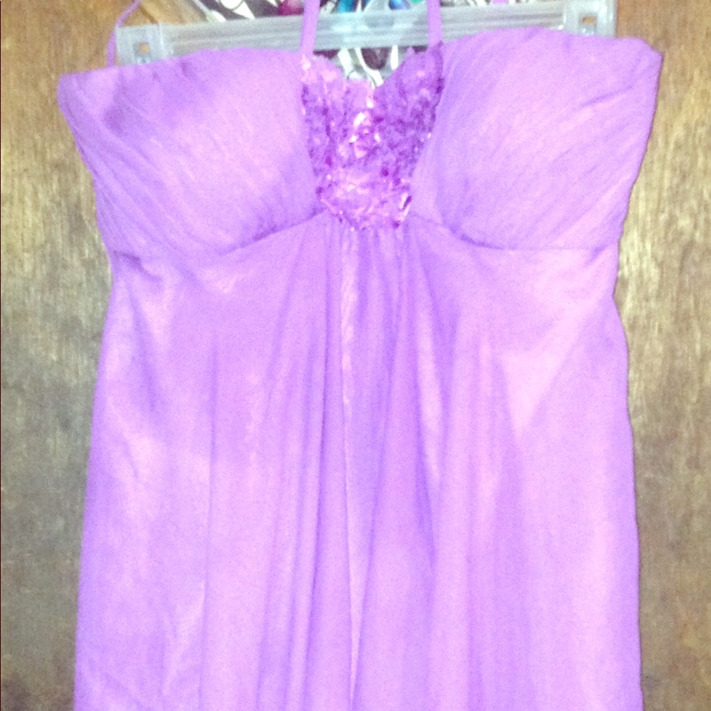 Neck Strap Purple De Laru Dress